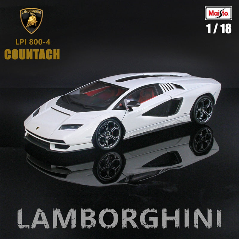 MAISTO 1/18 Diecast Lamborghini Countach LPI 800-4 - Showcase 
